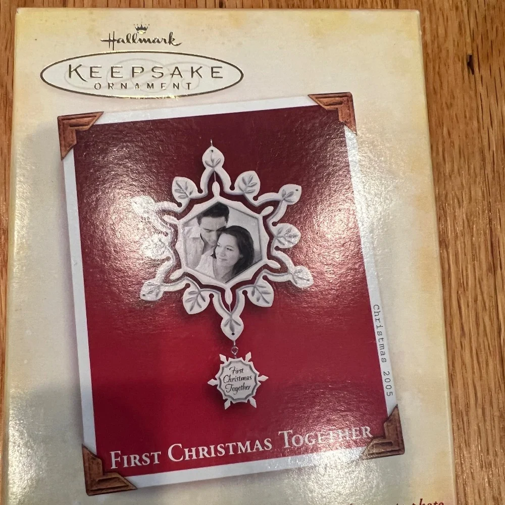 hallmark first Christmas together ornament